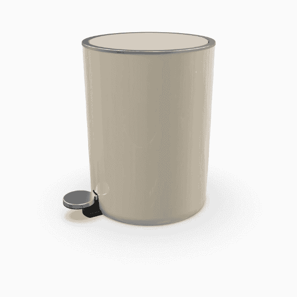 Acrylic Soft Close Trash Can-5 liters