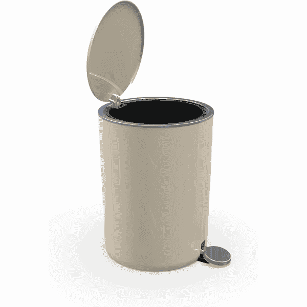 Acrylic Soft Close Trash Can-5 liters