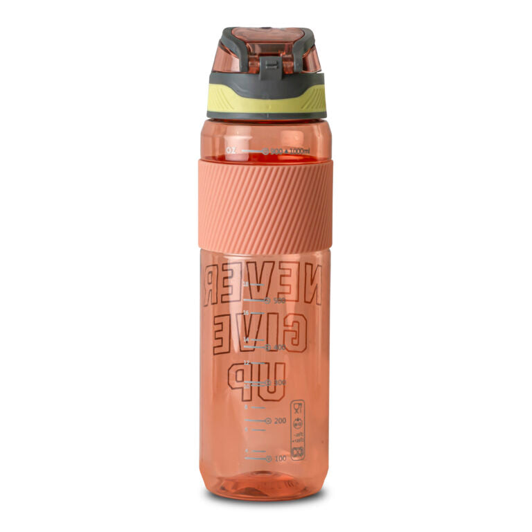 Never Give Up Plastic Water Bottle- 1 Liter