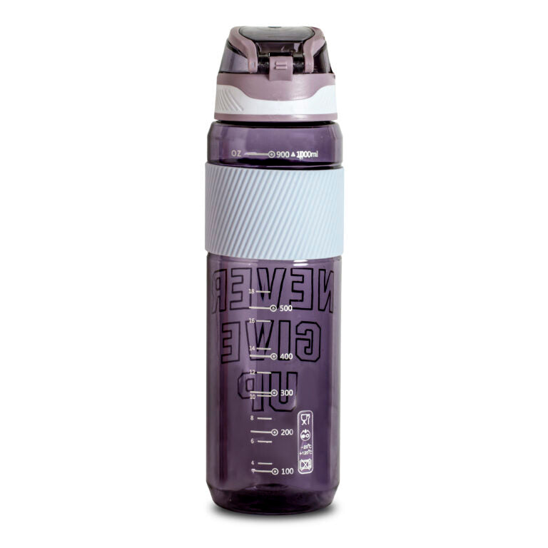 Never Give Up Plastic Water Bottle- 1 Liter
