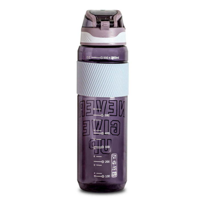 Never Give Up Plastic Water Bottle- 1 Liter