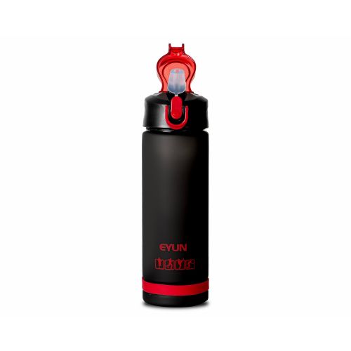 Sports Water Bottle With Straw, Plastic, 750ml, EYUN