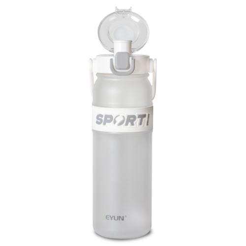 Sports Water Bottle With Strap, Plastic, 1L, EYUN
