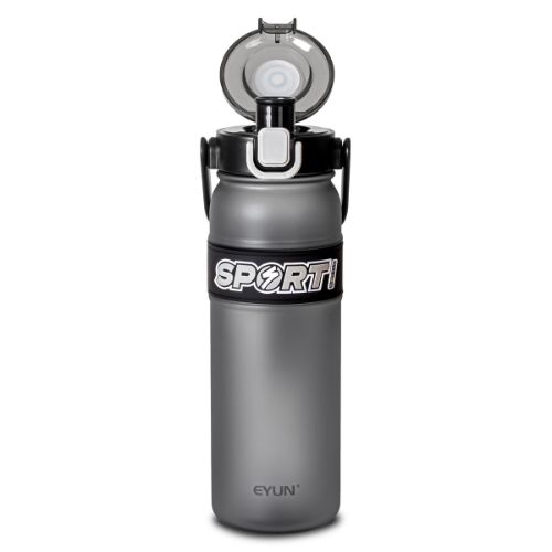 Sports Water Bottle With Strap, Plastic, 1L, EYUN