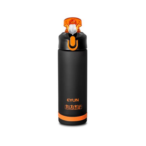 Sports Water Bottle With Straw, Plastic, 750ml, EYUN