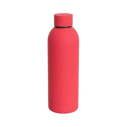 water bottle Stainless steel red front view