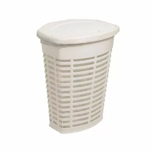 Primanova laundry basket 50 Liters beige front view