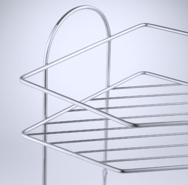 Shower Corner Caddy 2 Tier Stainless Steel, Kiwa