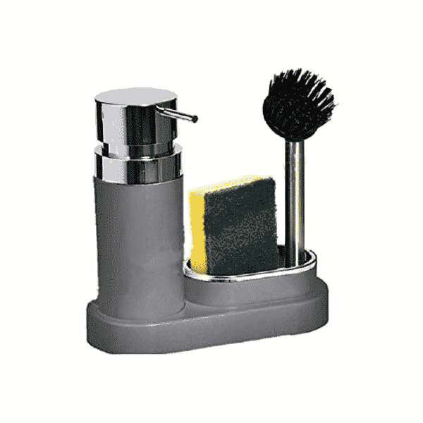 Soap dispenser with Cleaning Brush and Sponge Holder