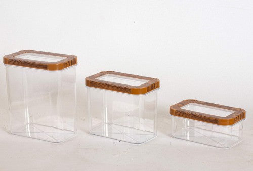 Rectangular Food Storage Box Set 3 Pieces