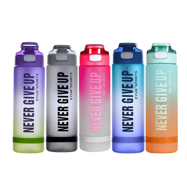 Never Give up sports water bottle