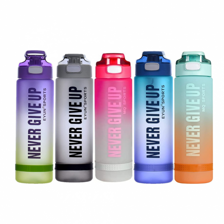 Never Give up sports water bottle