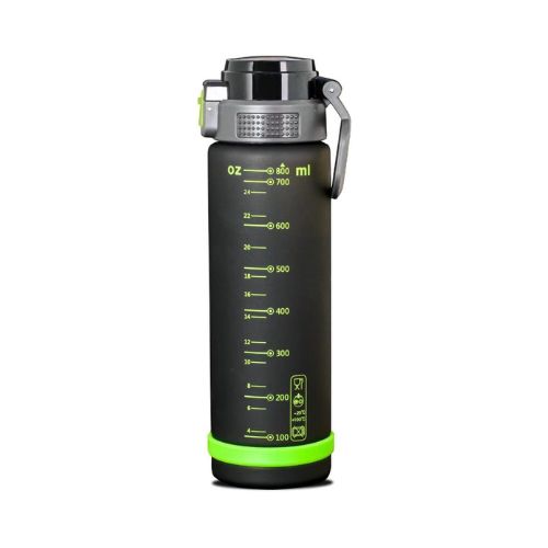 Super Plastic Sports Water Bottle 800ml with straw