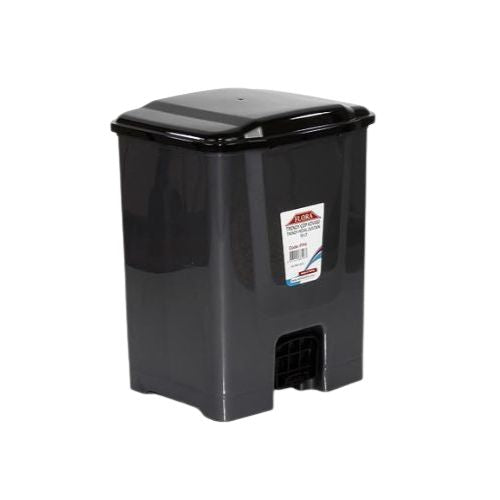 Plastic Basket Trash Can with Pedal