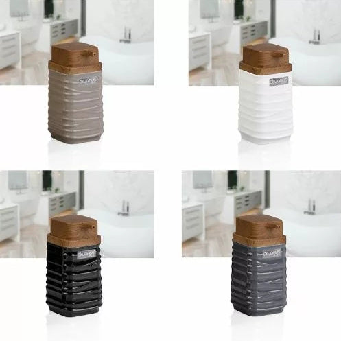 Acrylic Soap Dispenser Wooden lid 300ml
