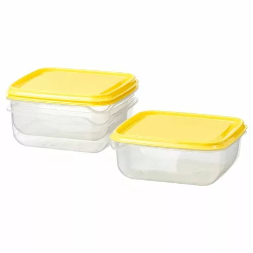 Ikea Food Containers 3-Pieces-3 x 0.6 Liter