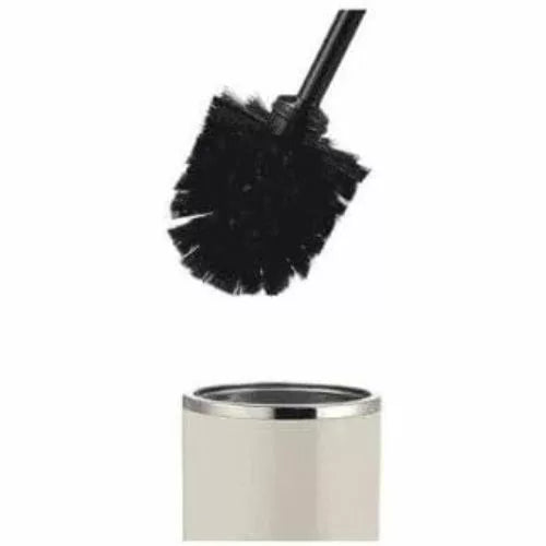 Lenox Acrylic Toilet Brush with Silver Frame