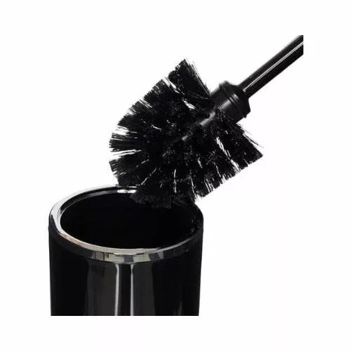 Lenox Acrylic Toilet Brush with Silver Frame