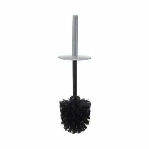 Lenox Acrylic Toilet Brush with Silver Frame