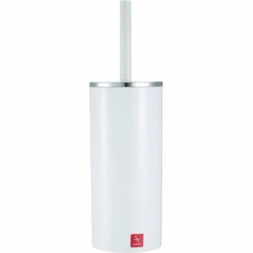 Lenox Acrylic Toilet Brush with Silver Frame