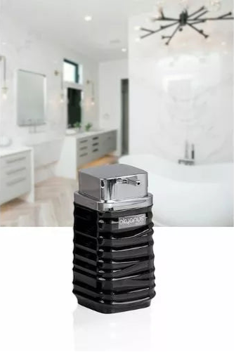 Square Soap Dispenser Silver Frame 300 ML