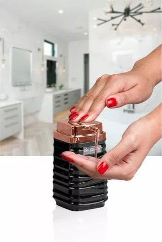 Square Soap Dispenser Bronze Frame 300 ML