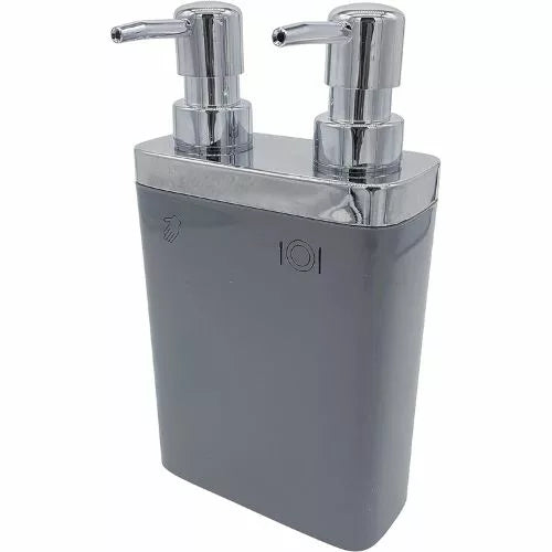 Primanova soap dispenser 450 ml gray front view