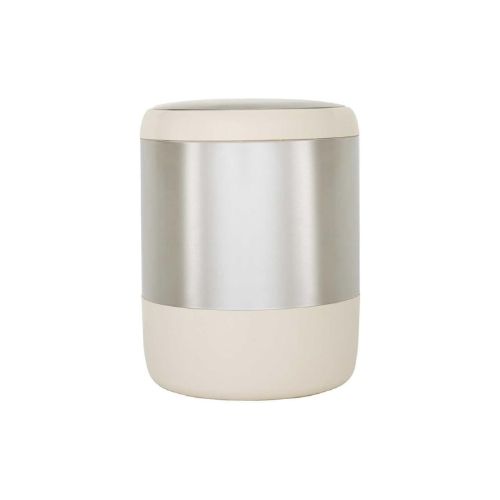 Primanova trash can 3 Liters beige front view