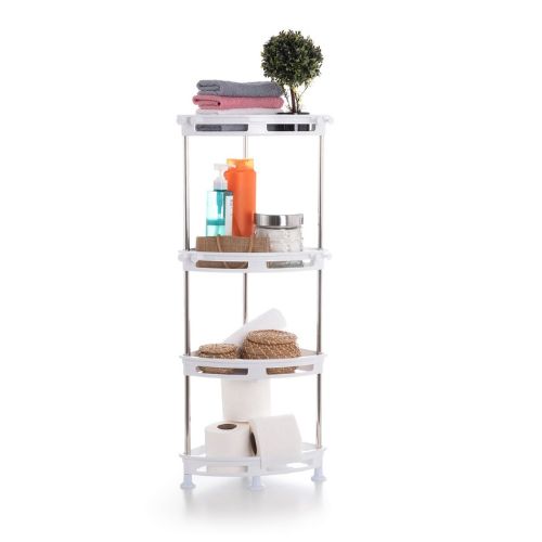 4-Tier Corner Shelf Plastic