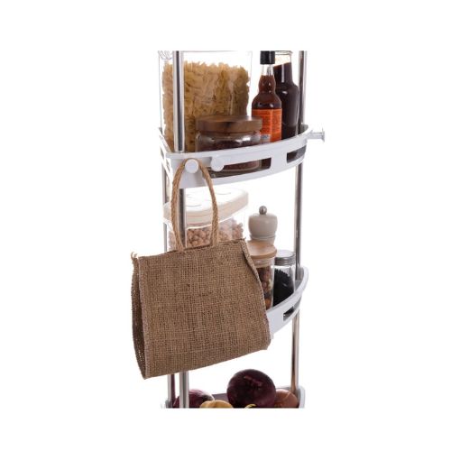 4-Tier Corner Shelf Plastic