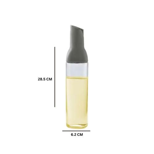 Glass Oil Bottle With Automatic Lid