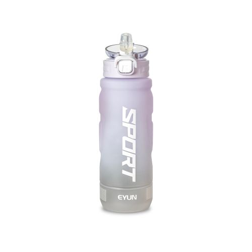Sports Water Bottle With Handle And Straw, Plastic BPA Free, 1000ml