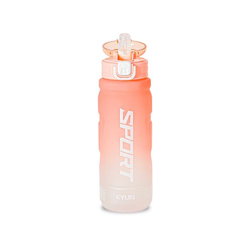 Sports Water Bottle With Handle And Straw, Plastic BPA Free, 1000ml