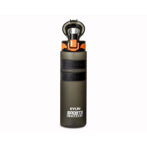 water bottle 950 ML black front view