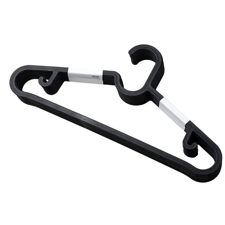 10 Piece Pack Plastic Home Hangers