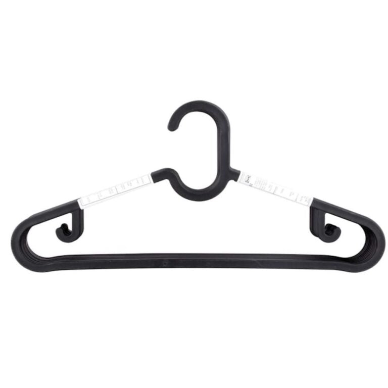 10 Piece Pack Plastic Home Hangers