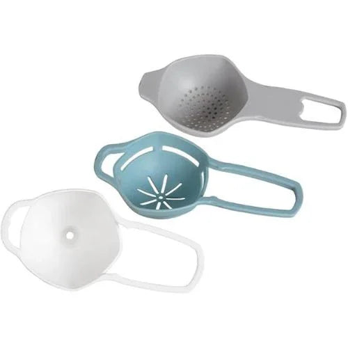 3 Pieces Plastic Food Strainer
