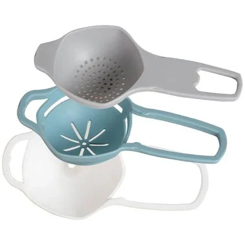 3 Pieces Plastic Food Strainer