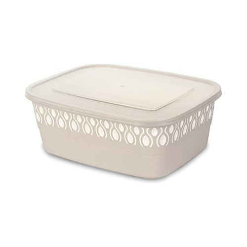 container 3 Liters beige front view