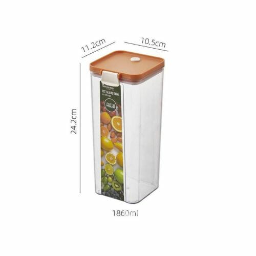 Fresh Lock Set of 3 Cereal Container