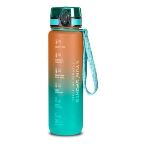 EYUN Multicolor Sports Water Bottle 1000 ml