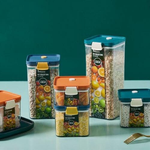 Fresh Lock Set of 3 Cereal Container