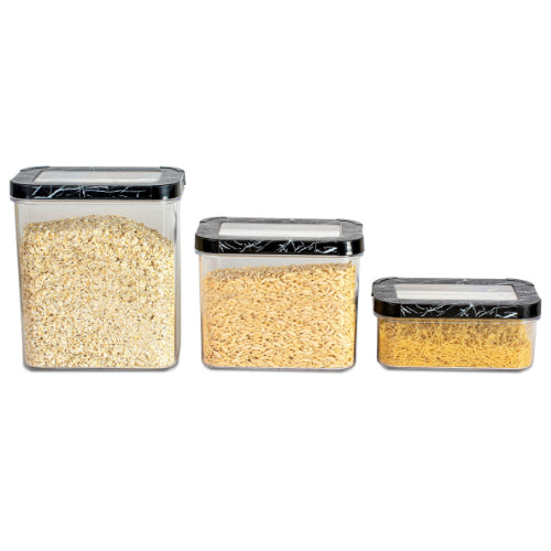 food storage Acrylic black front view