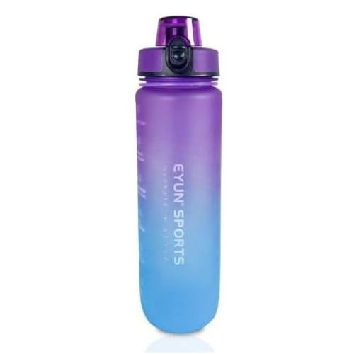 EYUN Multicolor Sports Water Bottle 1000 ml