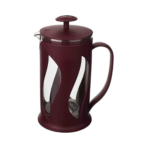 French press coffee and espresso maker with filter