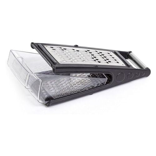 Cheese grater with 2 sides and Container
