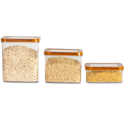 Rectangular Food Storage Box Set 3 Pieces