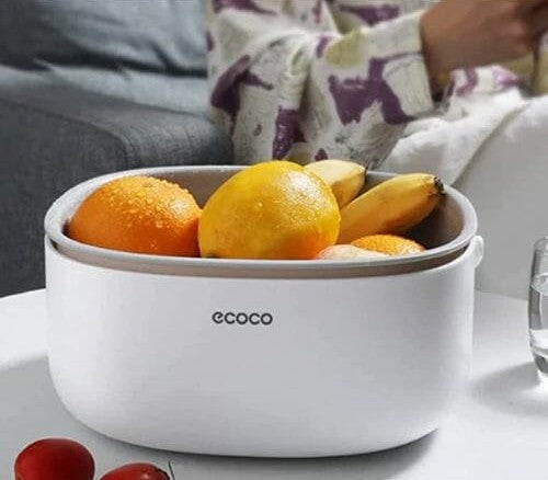 Ecoco Portable Double Layer Clean Drain Basket