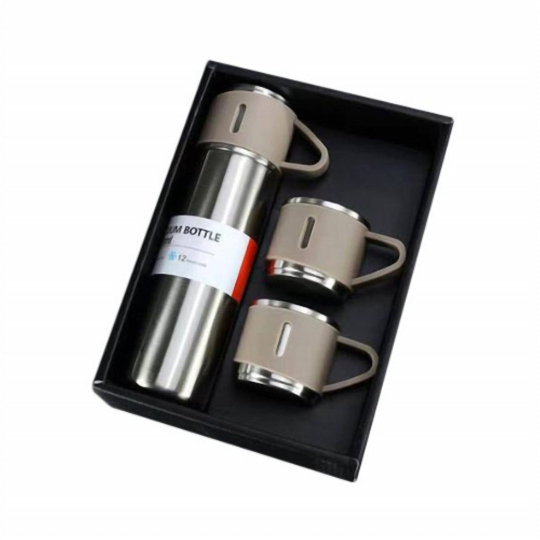 Stainless Steel Mug with Silicone Handle for Tea and Coffee