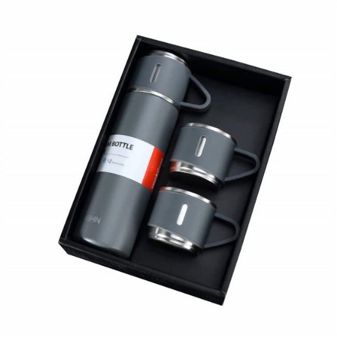 Stainless Steel Mug with Silicone Handle for Tea and Coffee